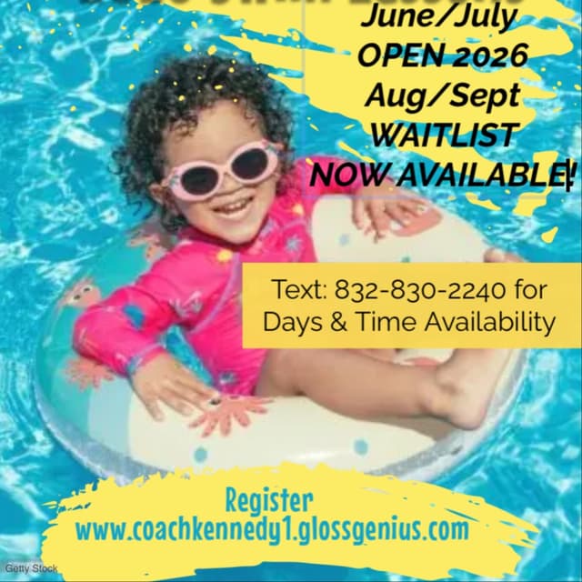 6 Learn 2 Swim Lessons at Certified Wellness & Sports Academy in Houston, TX